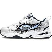 Nike Air Monarch 4 Power Of Venom Abrasion Resistant Abrasion Resistant Low top Chunky Sneakers Unisex White 415445-102(Team482-) 44.5