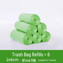 Odor-Proof Cat Litter Deodorant Bags - Sealed Replacement Trash Bags for Cat Supplies.