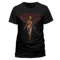 Nirvana In Utero Kurt Cobain Rock Metal Tee Unisex T-shirt S įvairiaspalvis
