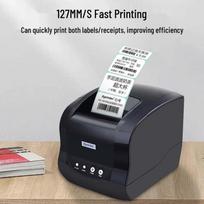 Xprinter XP-365B Thermal Label Printer CN plug (adapter included)