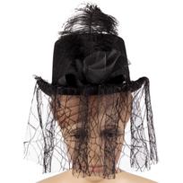 Gay Top Hat Steampunk Hat With Veil Pork Pie Hat Steampunk Top Hat Bowler Top Hat Magician Top Hat Magician Hat 1 juoda