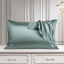 30 Momme 100% Mulberry Silk Double-Sided Pillowcase for Smooth Hair 48cm x 74cm - Single