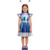 Halloween Shiny Space Skirt Costume for Adults & Kids - Astronaut Alien Cosplay Child 140