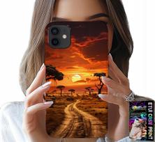 Etui Do Iphone 12 Mini - Safari Afryka Zachód Słońca Piękne Widok