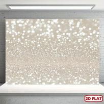 2D Neutral Bokeh Glitter Backdrop for Wedding Ceremony Photoshoot 47.2x31.5inch/120*80cm