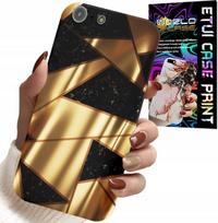 Etui Do Iphone 5 / 5S / 5C - Złote Eleganckie Wzory + Folia Hydro