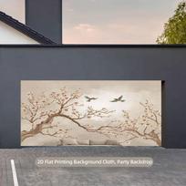 2D Elegant Traditional Plum Blossom Backdrop Calming Nature Photography Prop 47.2x31.5inch/120*80cm