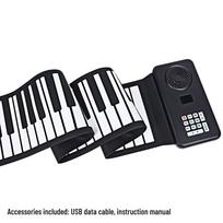 88-Key Portable Silicone Foldable Piano with Speaker