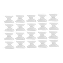 20 Pairs Soft Silicone Silicone Nose Pads Butterfly Shape Thin 1.8mm Anti-Slip Nose Pads Sunglasses Nose Pads Daily Wear