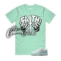 11 Igloo White Mint Green T Shirt Match FOF L