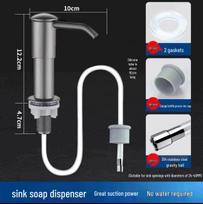 Wall-Mounted Dish Soap & Hand Sanitizer Dispenser Rack for Sink Cleaning