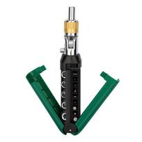 Professional Ratchet Screwdriver Kit 14 Interchangeable Heads Adjustable Angle Carbon Steel Construction For Electronics Maintenance 1