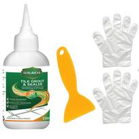 Pre-mixed Tile Grout Sealer Waterproof Moldproof Gap Filler for Kitchen Bathroom Wall Floor Repair Agent with Scraper Tool