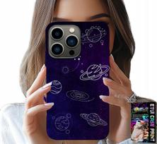 Etui Do Iphone 15 Pro - Kosmos Planety Gwiazdy Galaktyka Wzory