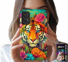 Samsung Galaxy A33 5G Tok - Állatmintás Tigris Tok