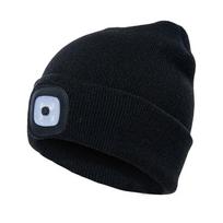 New LED Luminous Knit Cap Winter Warm Hunting Camping Running Cap Gift Men's Women's Outdoor Fishing Hat One Size juoda