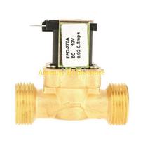 F26C AC220V DC12V 24V DN15 G3/4  Brass Electric Solenoid Valve Normally Closed Water Inlet Switch For Solar Water Heaters