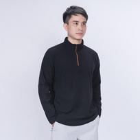 Autumn and Winter Half Zip Men's Hoodie, Casual Long Sleeved Base Shirt, Fashionable and Versatile Round Neck Hoodie for Men L juoda