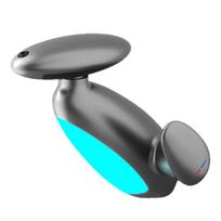 ET Penguin Ambient Light Rotating Faucet: Hot/Cold Countertop Basin with Splash-Proof Design Elegant Black