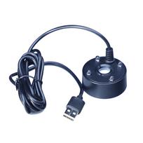 5V USB Ultrasonic Rockery Bonsai Humidifier with 4 Lights and 20mm Large Mist Atomizer. juoda