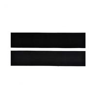 2Pcs/Set Adhesive Backing Car License Plate Frame Black Weather-proof High Temperature Resistance Frameless License Plate Holder