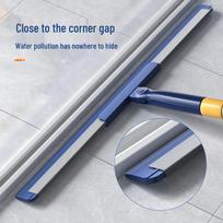 Magic Broom Squeegee Mop: Multi-Purpose Floor & Bathroom Cleaning Tool 38cm Thick White Scraper