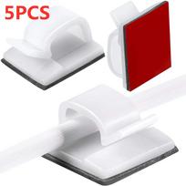 Self-adhesive Wire Organizer Cable Holder Cord Management Harness Clamp Clip For PC Power USB Cable Wiring Desktop Cord Manager