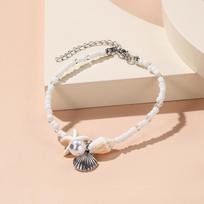Fashion Bead Shell Starfish Anklet for Women Summer Beach Charms Foot Chain Bohemian Ankle Bracelets Jewelry Vacation Gifts