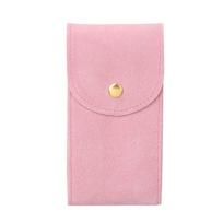 Men Women Flannelette Portable Storage Bag Watches Pockets Collection Watch Boxes Case rožinė
