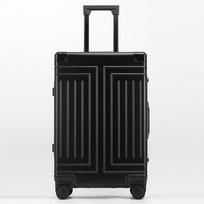 Men's and Women's All-Aluminum Magnesium Luggage with Universal Wheels for Business or Travel 20-inch juoda