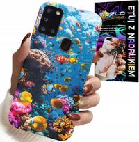 Etui Do Samsung Galaxy A21S - Rafa Kolorowe Rybki Podwodny Świat Rybek