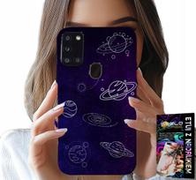 Etui Do Samsung Galaxy A21S - Kosmos Planety Gwiazdy Galaktyka Wzory