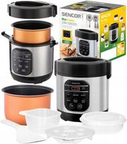 Wielofunkcyjny Ryżowar Do Ryżu Warzyw Sencor 600Ml 350W + Akcesoria