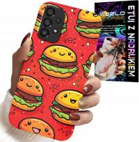 Etui Do Samsung Galaxy A23 5G - Słodkie Uśmiechnięte Burgery Pokrowiec