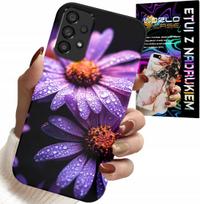 Etui Do Samsung Galaxy A23 5G - Różowa Stokrotka Kwiaty Pokrowiec Case