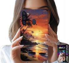 Etui Do Samsung Galaxy A21 - Plaża, Wakacje, Tropikalna Wyspa Obudowa