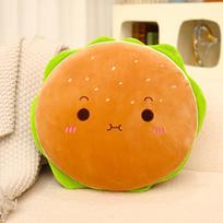Creative Burger Plush Pillow: Hamburger Doll & Sofa Cushion 40cm (0.45kg)