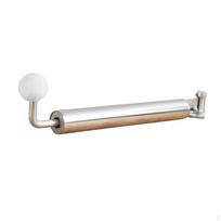 Dough Rolling Pin with Table Clamp for Dumplings And Baking Silver