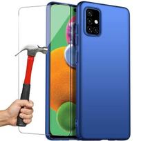 Protective Case - PROSHOP - for Samsung Galaxy A51 - Flexible - Blue - 2 Tempered Glass Included mėlyna