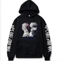 Jujutsu Kaisen Juokingas Gojo Satoru Šaunus Ryomen Gobtuvas Vyrams Moterims Harajuku Gatvės Stilius Unisex Rudens Žiemos Megztinis S