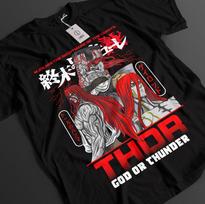Record Of Ragnarok Shirt Jack The Ripper Tshirt Buda T-Shirt Adam Top Anime Tee S