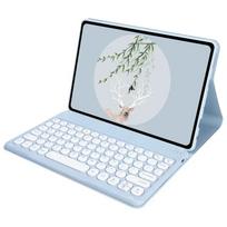 Klaviatūros dėklas, skirtas LenovoTab Pro 12.7 2025 Lenovo Tab P11 TB-J606F 11 colių, magnetinis dangtelis Teclado, skirtas Lenovo Tab P11 Plus 2021 J616F, klaviatūros dėklas xiaoxin Pad 2024 11 dangaus mėlyna spalva