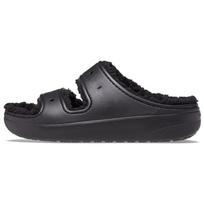 Crocs Classic Cozzzy Sandal Unisex 'Black' 39-40 juoda