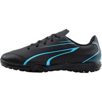 Puma Vittoria Junior Comfortable Durable Low-Top Kids Soccer Shoes Kids sneaker Black 107487-05 33