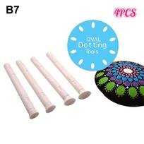 4/5pcs Flower Floral Dotting Tools Dot Painting Pen Embossing Tool Art Stamp Pen DIY Graffiti Flowers Butterflies Moon Pattern