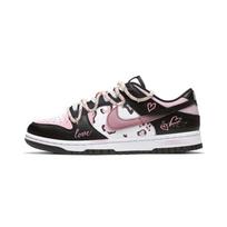 Nike Dunk Cherry Bomb, Pink Leopard Cushioning Abrasion Resistant Low top Skateboard Shoes Unisex Black Pink DD1503-101(Team859-) 36.5