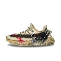 Adidas Originals Yeezy Boost 350 Breathable And Wear resistant Low top Casual Shoes Unisex Beige HQ6316(team470-) 36⅔