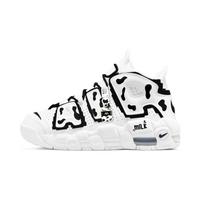 Nike Air More Uptempo Sintetinės odos Neslystantis Atsparus trinčiai Amortizuojantis Vidutinio aukščio Senoviniai krepšinio batai DH9719-100(Komanda1940-) 36.5