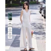 Sisui Nianhua Women's Lyocell Vest Two-Piece Set M