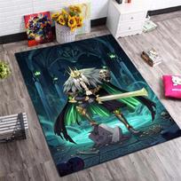 AFK Journey Angel Knight Area Rug, Fantasy Game Character Non-Slip Floor Carpet 40x60cm( 15x23in )